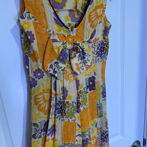 Vintage handmade maxi dress size Small - Picture 3 of 12